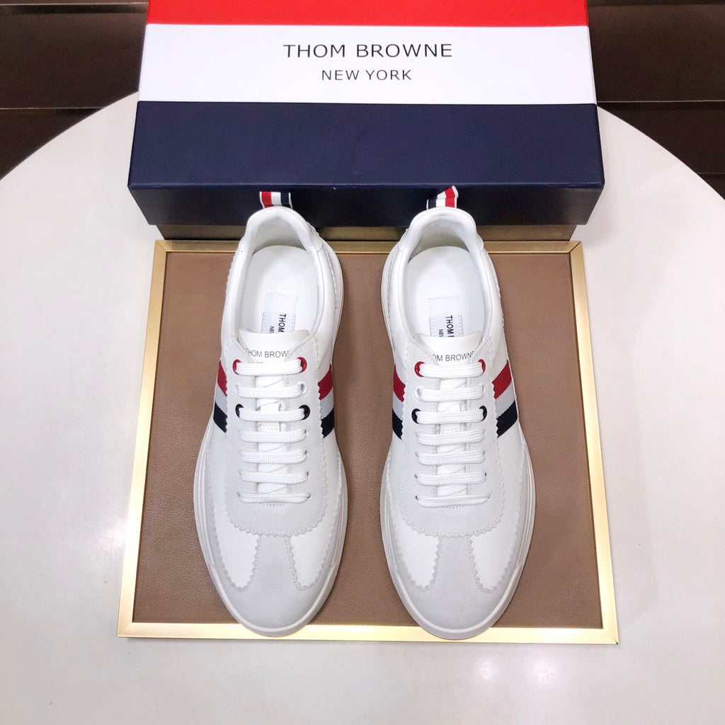 Full-Grain Leather Sneaker IV — Monogram Canvas Edition