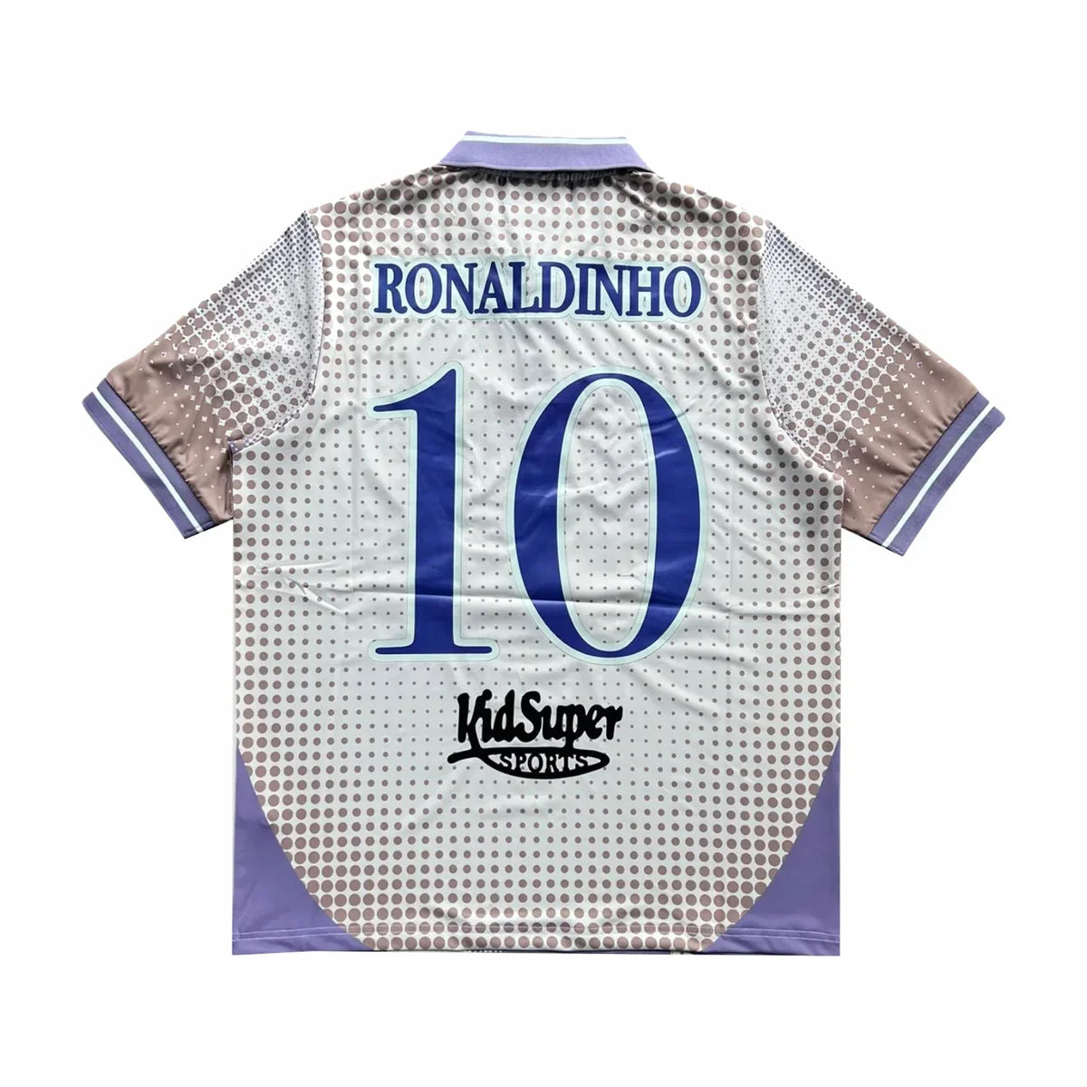 KidSuper X Ronaldinho Soccer Jersey 'Cream/Blue'